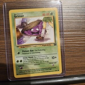 Pokemon Grimer Trading Card